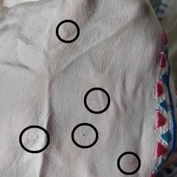 Rococo Sand Paloma White Embroidered Top Size XS b110 - Picture 11 of 11